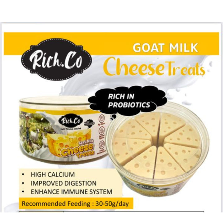 Rich. Co Goat Milk Cheese Treats Pet Dog Cat Snack 210G Lazada