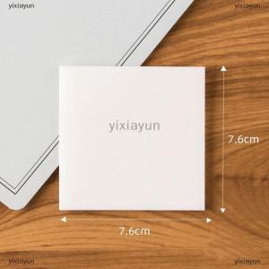 [COD] yixiayun 50Sheets Creative PET Transparent Sticky Notes Perspective Waterproof Sticky Notes Student Stationery School Office Supplies