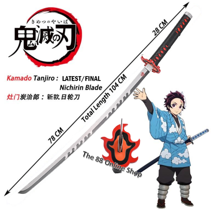 【NEW】Demon Slayer Tanjiro Kamado Final/Latest Nichirin Taichi Metal ...