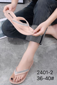 Sandal KLOSH Permata Blink SendalTali Kristal Sandal Full Mutiara japit bling Sandal Wanita terbaru Sendal Cewek Flat Teplek