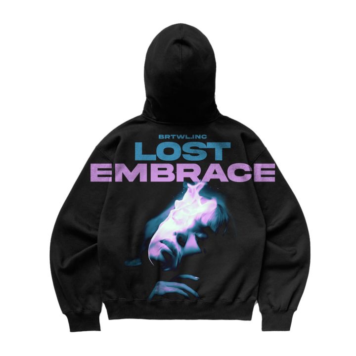 BRTWL Hoodie Boxy | Hoodie Oversize Unisex Fleece Cotton - Lost Embrace  Series | Lazada Indonesia