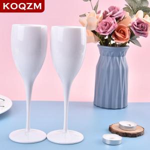 [COD] KOQZM KITCHEN Champagne Flutes e Plastic Wine es Dishwasher-safe White Champagne Restaurant Beer Whiskey Drinkware