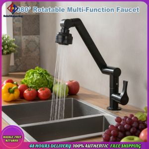 Cold Water Kitchen Faucet 360 Swivel Dual Mode ABS Alloy Wrench