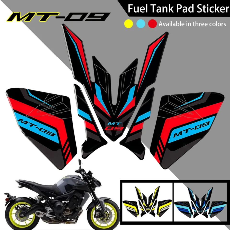 For Yamaha MT 09 MT09 MT 09 3D Gel Fuel Tank Modified Sticker Motorcycle Motor Bike Side Body Fuel Tank Pad Decal Accessories Lazada Singapore