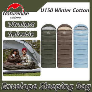 Naturehike U150 Ultralight Waterproof Cotton Sleeping Bag for Camping Comfort 5.8°C 150g