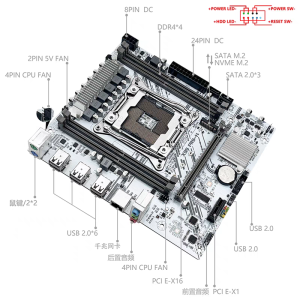 MAINBOARD (เมนบอร์ด) JUXIESHI X99 MR9A  / MR9S / PR9-H / PR9-A / K9 Support LGA 2011-3 Intel Xeon E5 V3&V4 CPU Processor