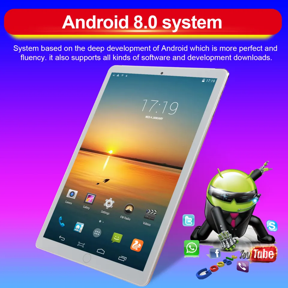 11.6-inch Android 12.0 game audio and video 10-core AI smart tablet WiFi/5G  full Netcom voice call Support zoom Support Netflix | Lazada PH