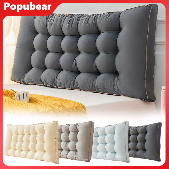 Headboard Pillow Headboard Backrest with Elastic Strap Bed Waist