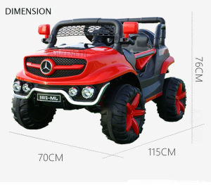 Electric Car 4 Wheel Vehicle With Remote Control Rechargeable Ride On Car Toys With Light And Music Toys For Boys