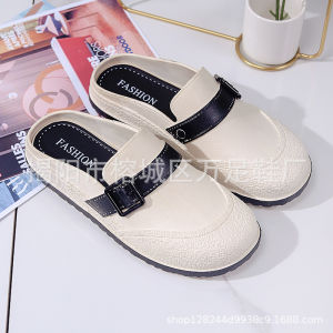 Free Shipping New Autumn Collection Ready To Ship: Fashionable And Casual WomenS Slip-On Sandals With A Flat Sole Perfect For Wearing Outdoors