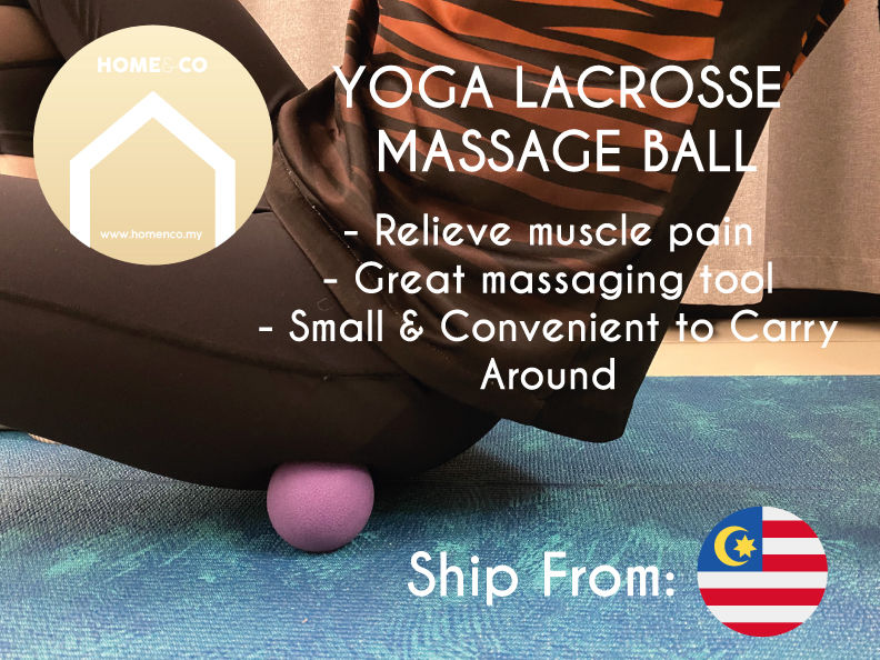 GOG Lacrosse Massage Ball – Hard Physio Ball for Deep Tissue Shoulder Back & Foot Relief | Bola Urut Keras GOG | GOG筋膜球