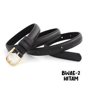 Ikat Pinggang Wanita Gesper Belt Sabuk Kulit Fashion Casual Korea Style Bahan Tebal Import BWAE