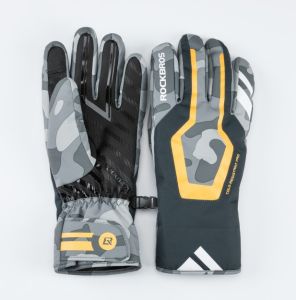 ROCKBROS Găng Tay Đi Xe Máy Chống Nước Chống Gió Có Màn Hình Cảm Ứng TPU Cho Cả Nam Và Nữ Dùng Cho Xe Đạp Điện