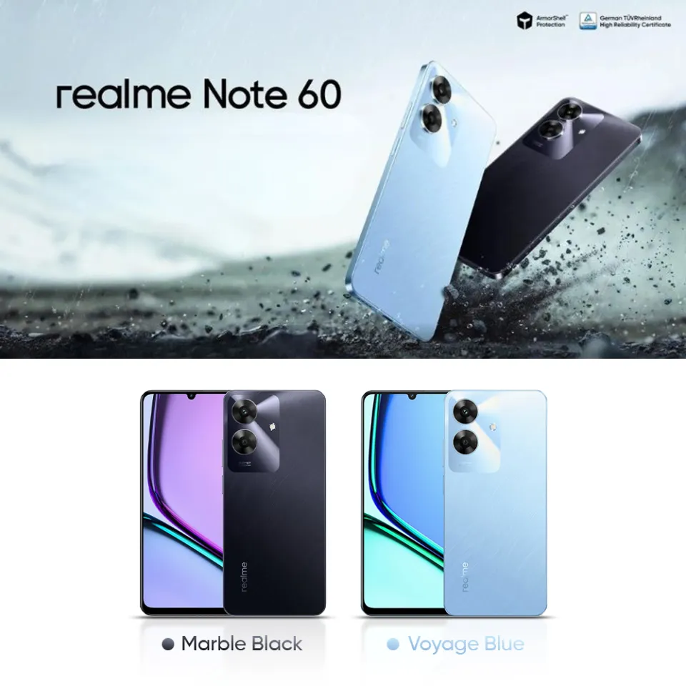 realme Note 60 64GB/3GB blue realme Note 60 Specifications