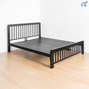 GIƯỜNG SẮT HỘP VUÔNG 4X8 KHÔNG ĐẦU NỆM