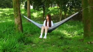 290X140CM Hammock Duyan Camping Original Hiking Double Outdoor Portable Equipment Military Duyan