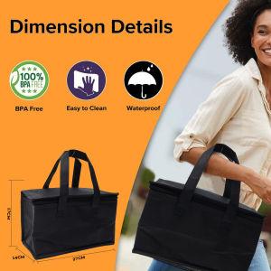 【LovingLife Store】Portable Thermal Insulated Cooler Box Large Outdoor Camping Lunch Bento Bags Trips BBQ Meal Drink Zip Pack Picnic Supplies