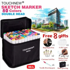 TouchNew T7 Sketch Markers 80 Color Animation Set