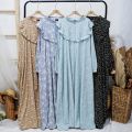 Jumbo gamis Seya cey crinkle ld 120 130 dan 140 cm. 
