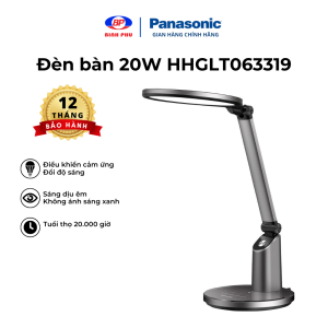 Đèn Bàn đổi màu cảm ứng 20W Panasonic HHGLT063319 Chip Led RG0 không ánh sáng xanh an toàn cho mắt điều chỉnh độ sáng