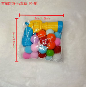 Cat interactive toy silent polyester high-elasticity ball launcher cat teaser wand wholesale fromtoy manufacturer