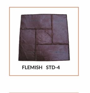 [Pesanan Pra] Masterpav Dicap Konkrit Jejak Acuan Flemish 2 Pcs (1 Set) -G1 (Eta: 2022-07-10)