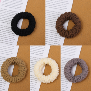 【On Sale】5Pcs Elastic Hair Bands Basic Tie Scrunchie Ponytail Rubber Band Hair Rope