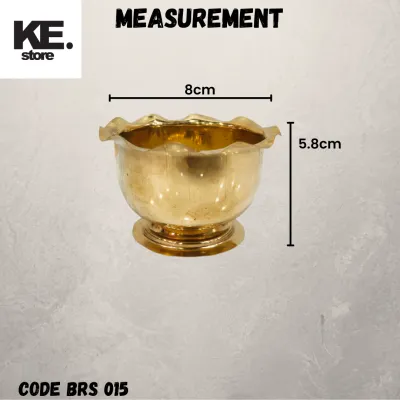 Brass Kumkum Holder Suitable For Pooja /Festival Decoration/Home Decoration/Gift