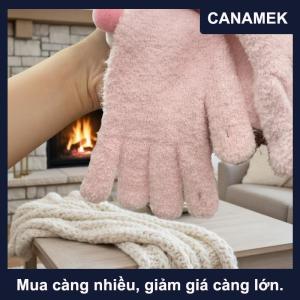 【CANAMEK】 1 cặp sang trọng Màn hình cảm ứng ấm áp găng tay Kawaii giai điệu của tôi KT Mèo lạnh chống mùa đông ngón tay Găng tay trẻ em trẻ mới biết đi quà tặng giáng sinh