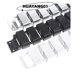 HUAYANG01 [HOT FASHION] สายเคเบิลกระดูกสันหลัง80ซม. ถาดรองใต้โต๊ะสายเคเบิลการจัดการสายเวิร์กสเตชันตัวจัดการสายเคเบิลงู
