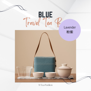 TeaShi Modern Gaiwan Travel Set with Bag for On-the-Go Tea Delights 旅行盖碗茶具套装便携式，随时随地品茶悠享!