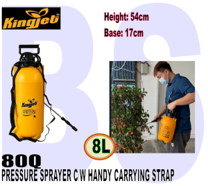 BANSOON KINGJET 8ltr Garden Sprayer/Pressure Sprayer (c/w Carry Strap)