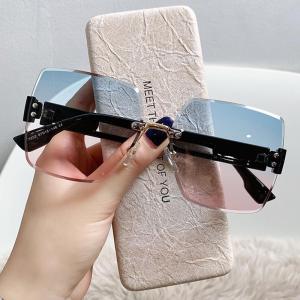 JN IMPRESSION Kính mát thời trang mới cho phụ nữ của nam giới che nắng ngoài trời Kem chống nắng Kính mát không gọng