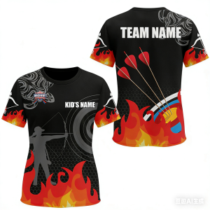 [Local Stock] VCC Funny 3D Print Custom Name Archery Mens T-shirts Fashion Archery Club Personalized Player T Shirt Casual Short Sleeve Loose Top