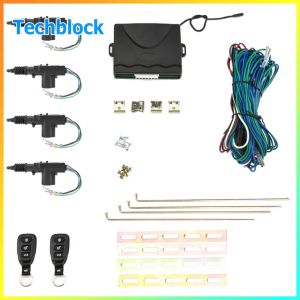 12V Anti-Theft Keyless Entry System - Car Door Lock with Security Alarm for Added Safety