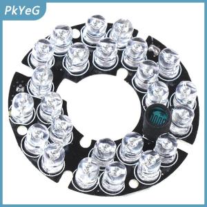 PkYeG Bảng đèn LED hồng ngoại 850nm 24 hạt cho Camera giám sát