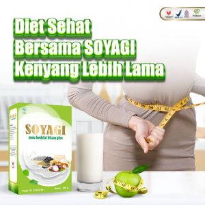 SOYA SOYAGI Susu Kedelai Kaya Serat Rendah Kalori Lemak Diet Efektif Seimbang Penurun Berat Badan BPOM