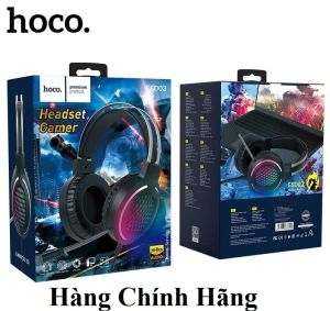 Tai Nghe chụp tai Hoco chính hãng có míc hỗ trợ học trực tuyến và chơi game kết nối 3 cổng USB và jack chia tích hợp cả micro-phone-led âm thanh 7.1 HD (SIÊU BỀN)