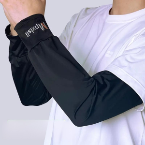 Summer mens large size ice silk sleeves Sun protection ice sleeves for camping hiking fishing Extended and enlarged sleeves Cycling sleeves