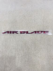 [Giá 1 Chữ] Tem dán xe máy chữ nổi air blade 2015 2016 zin màu đỏ có sẵn keo siêu dính