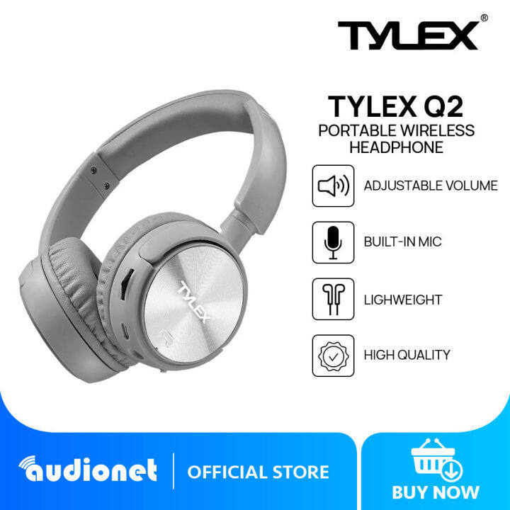 TYLEX Q2 Bluetooth Headset with Built in Microphone FM Radio TF