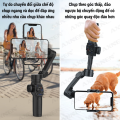 Gimbal chống rung cho điện thoại 3-Axis L9,  Tay cầm gimbal chống rung, Gimball chống rung chuyên nghiệp, Gimble quay phim chụp ảnh , quay tik tok, có thể kéo đai, hỗ trợ AI theo dõi thông minh tích hợp đèn trợ sáng. 