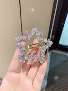 2026 Hot Sale [ Shipped from China ] Korean Style 2025 New stylish five-pointed star rhinestone hair clip for women suitable for bangs and side fringe B3