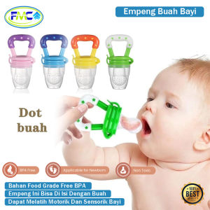 Empeng Buah Bayi Silikon Baby Fresh Fruit Food Feeder Pacifier Dot Buah Bayi BPA FREE Empeng Bayi Warna Polos Murah Premium Bahan Plastik Silikon