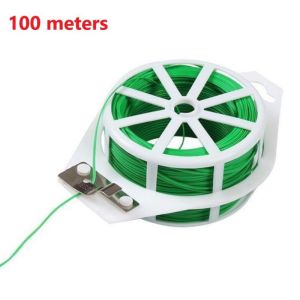 100M Garden Twist Tie Portable Plant Fixed Wire Flower Vines Climbing Support Tie Garden Supplies