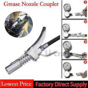 Heavy-Duty Quick Release Grease Nozzle Coupler