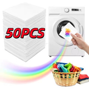 50pcs Washing Machine Anti Dye Washing Film Anti String Anti Color Anti Fouling Color Absorbing Film