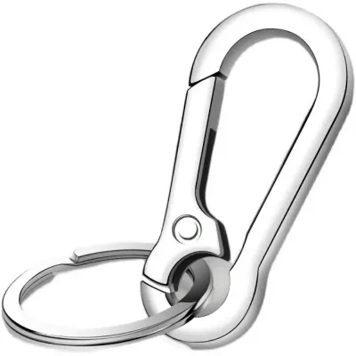 5Pcs Strong Metal Carabiner Keychain Climbing Hooks Buckle Car Key Chain Accessories Anti-lost Waist Key Ring for Men