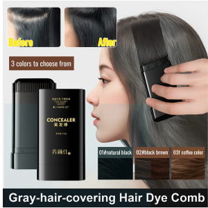 Covering White Hair Hair Dye Stick Waterproof And Sweat-Proof Hair Dye Comb Bald Edges Hair Root Hair Dye Pen染发棒