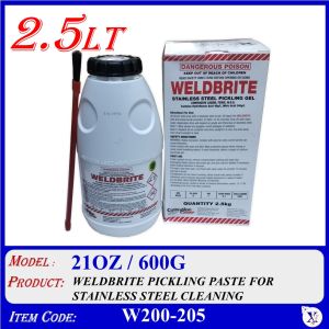 (2.5KG) WELDBRITE PICKLING PASTE FOR STAINLESS STEEL CLEANING - W200-205